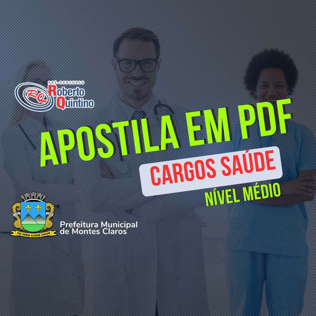 APOSTILA – Saúde (Nível Médio) / Prefeitura MOC